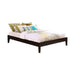 Hounslow California King, E.King, & Queen Universal Platform Bed Cappuccino - Furniture World
