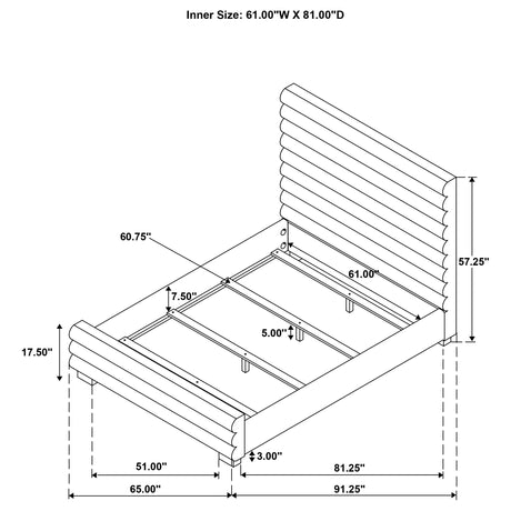 Patricia Panel Bed - Furniture World