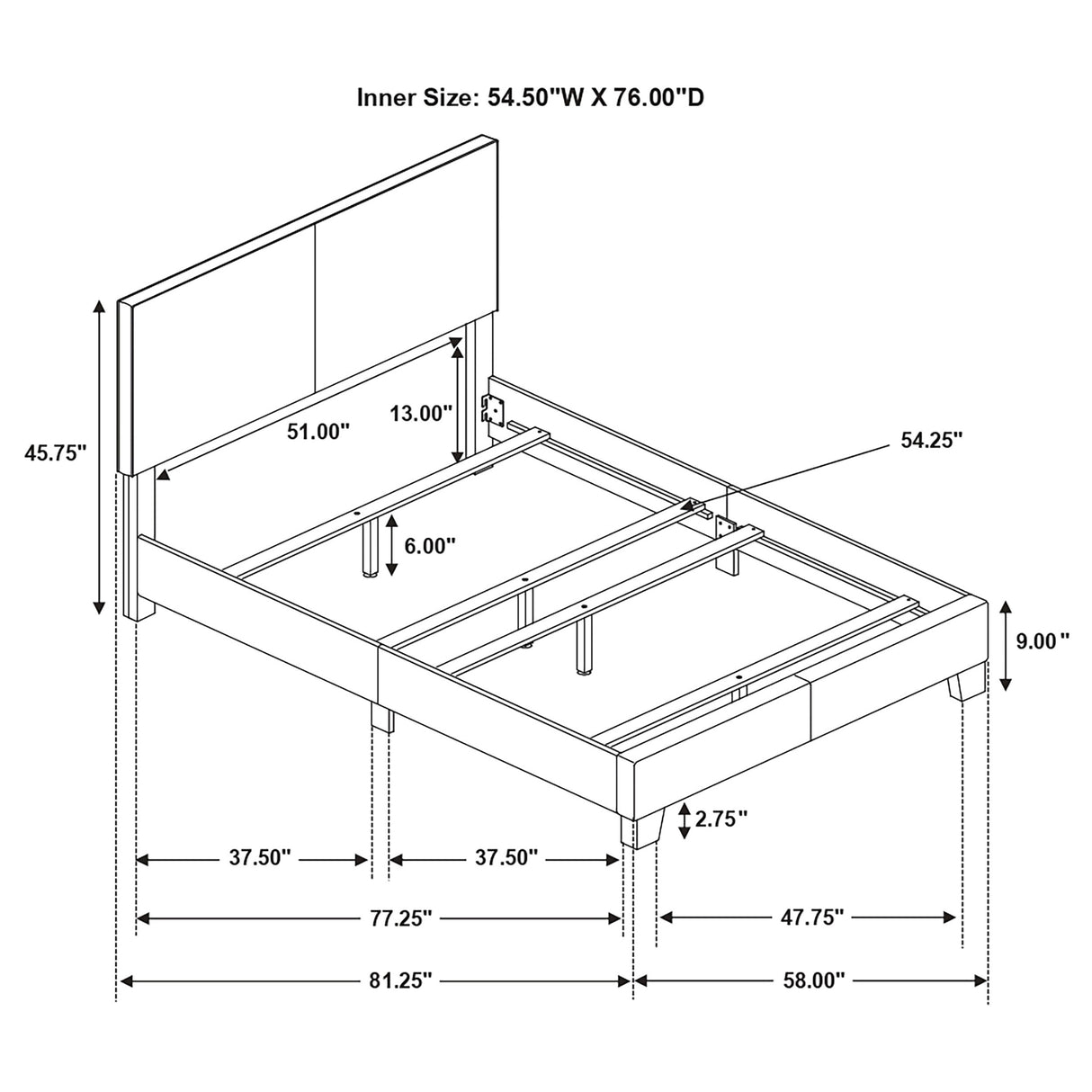 Dorian Panel Bed - Furniture World