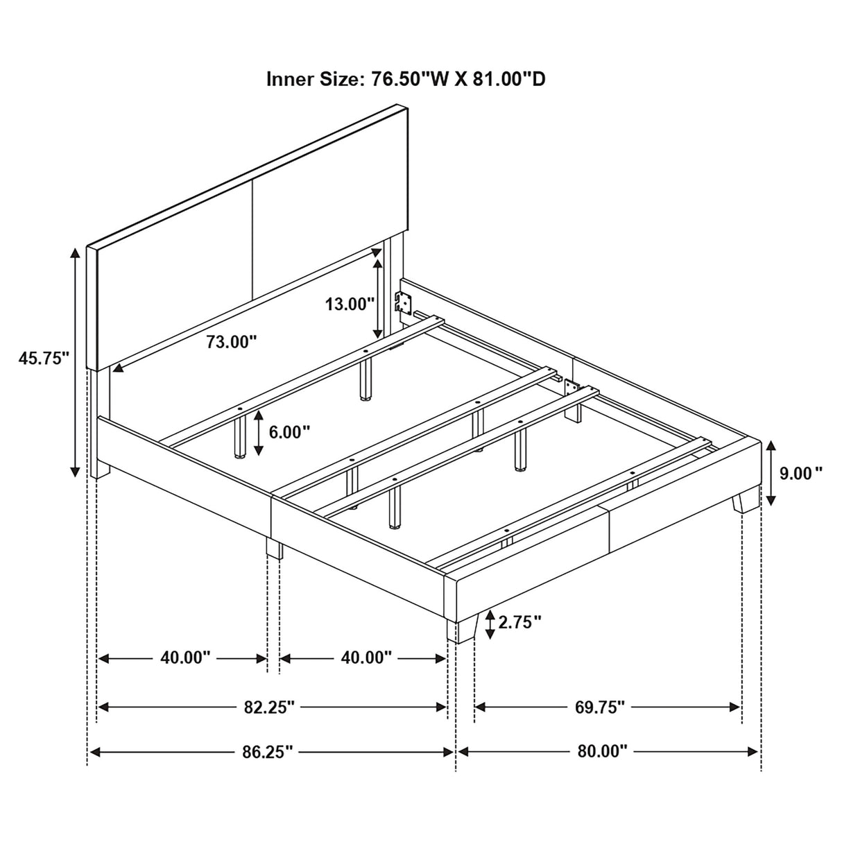 Dorian Panel Bed - Furniture World