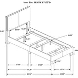 Dorian Panel Bed - Furniture World