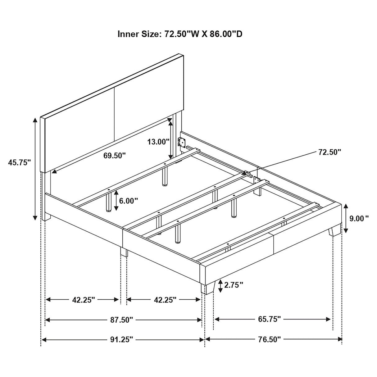 Dorian Panel Bed - Furniture World