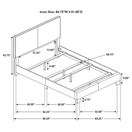Dorian Panel Bed - Furniture World