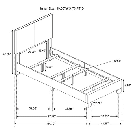 Dorian Panel Bed - Furniture World
