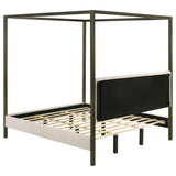 Monroe Canopy Panel Platform Bed - Furniture World