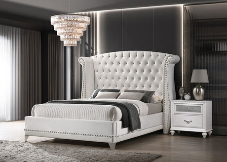 Barzini Wingback Platform Bed - Furniture World