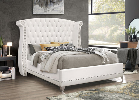 Barzini Wingback Platform Bed - Furniture World