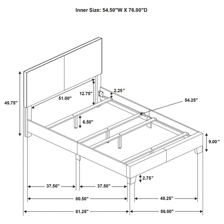 Dorian Panel Bed - Furniture World