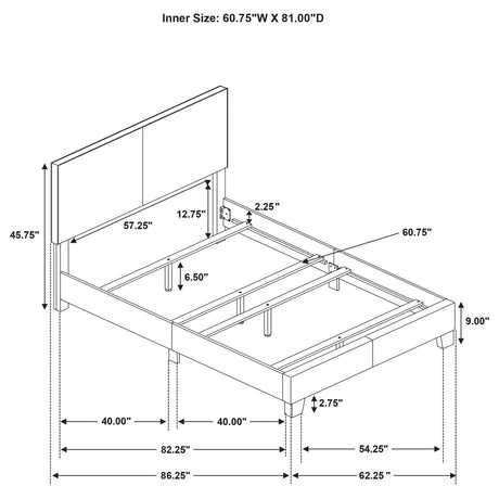 Dorian Panel Bed - Furniture World