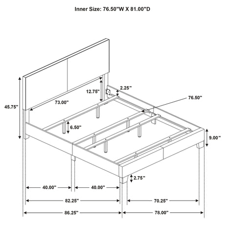Dorian Panel Bed - Furniture World