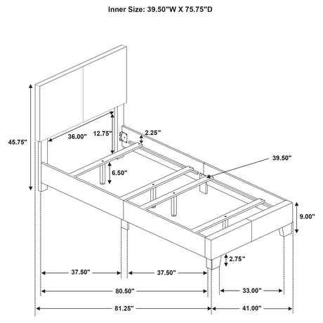 Dorian Panel Bed - Furniture World
