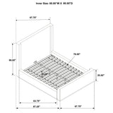 Nala Wingback Platform Bed - Furniture World