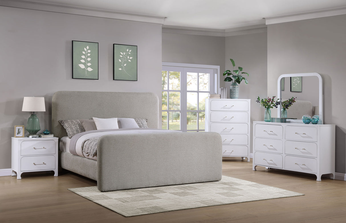 Wren Panel Platform Bed - Furniture World