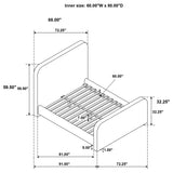 Wren Panel Platform Bed - Furniture World