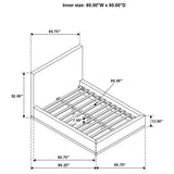 Knox Panel Platform Bed - Furniture World