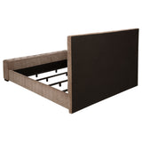 Senna Panel Bed with Bluetooth Speaker and Flame Visualizer - Furniture World
