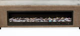 Senna Panel Bed with Bluetooth Speaker and Flame Visualizer - Furniture World