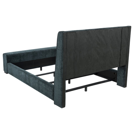 Preston Wingback Bed with Flame Visualizer and Bluetooth Speaker - Furniture World
