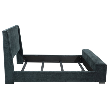 Preston Wingback Bed with Flame Visualizer and Bluetooth Speaker - Furniture World