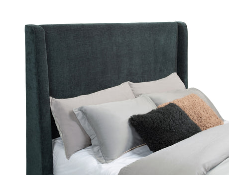 Preston Wingback Bed with Flame Visualizer and Bluetooth Speaker - Furniture World