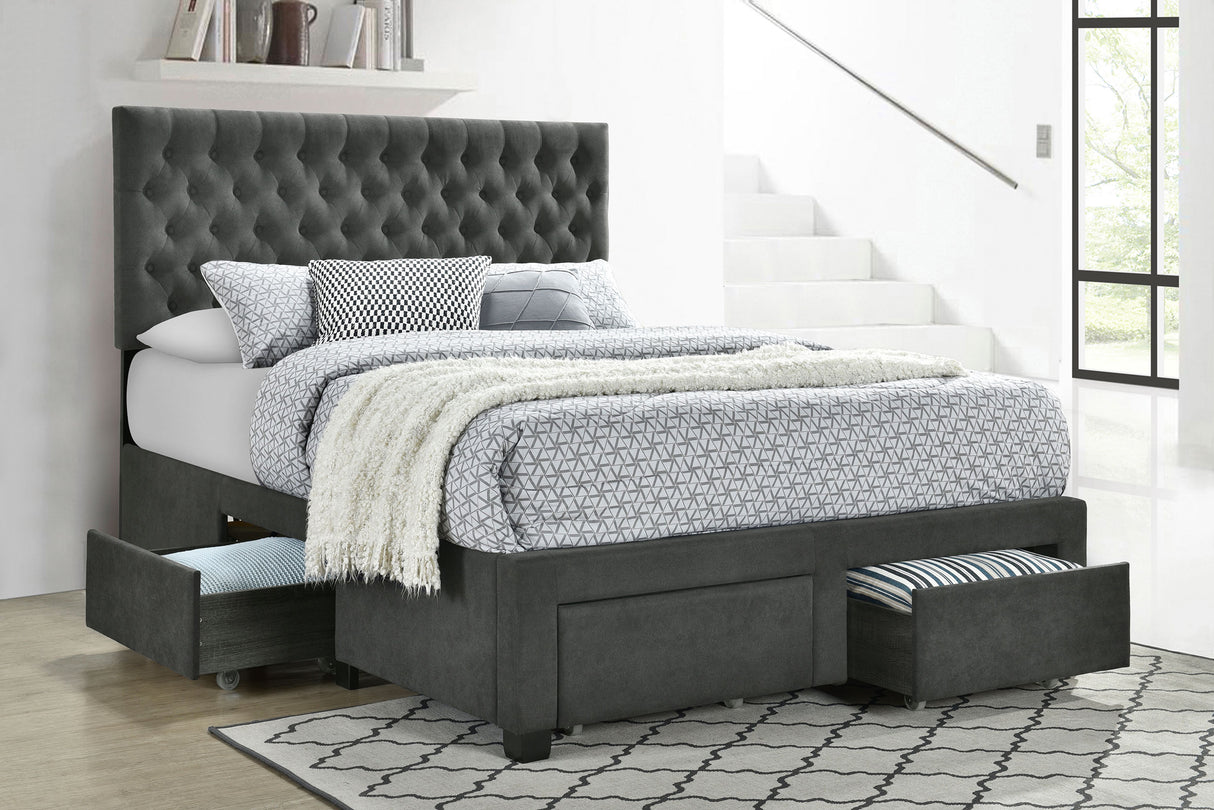 Soledad Panel Platform Storage Bed - Furniture World