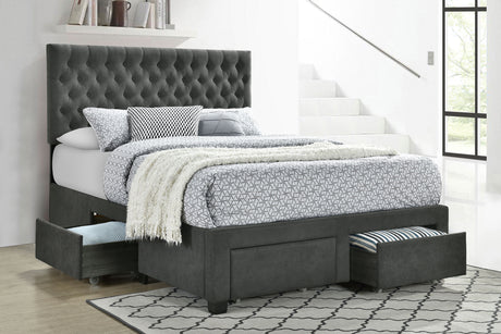 Soledad Panel Platform Storage Bed - Furniture World