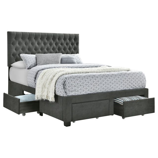 Soledad Panel Platform Storage Bed - Furniture World