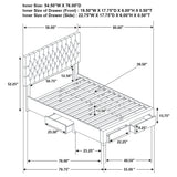 Soledad Panel Platform Storage Bed - Furniture World
