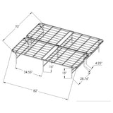 Mabel Foldable Platform Bed Frame - Furniture World