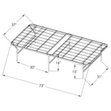 Mabel Foldable Platform Bed Frame - Furniture World