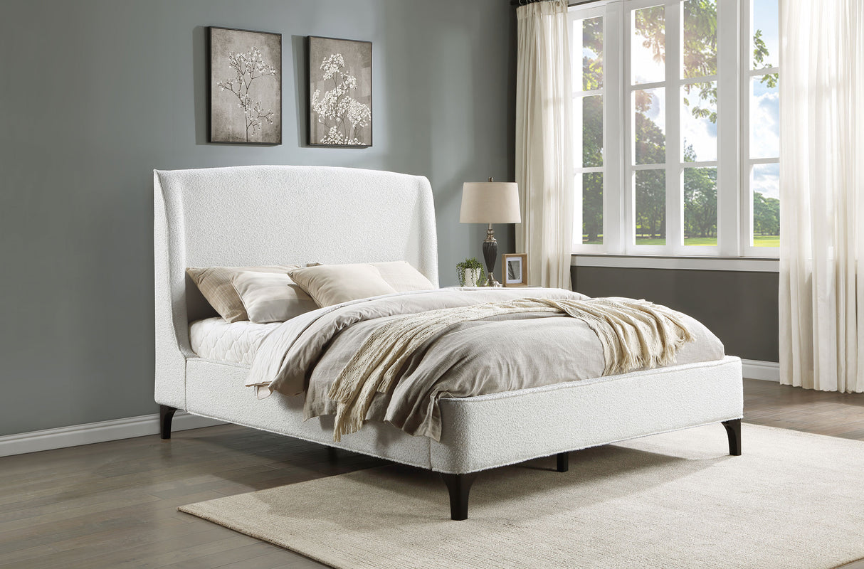 Mosby Wingback Platform Bed - Furniture World