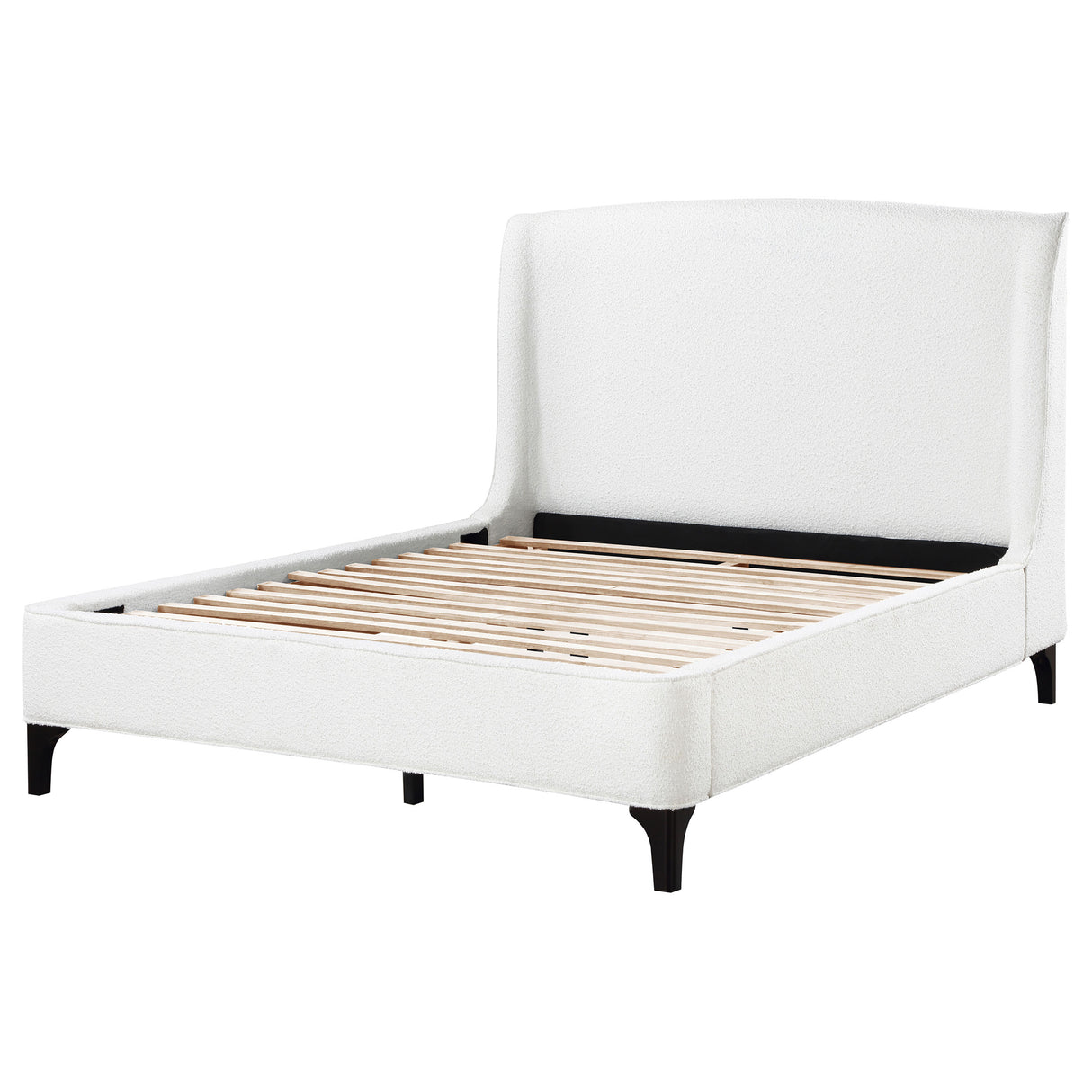 Mosby Wingback Platform Bed - Furniture World