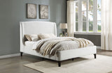 Mosby Wingback Platform Bed - Furniture World