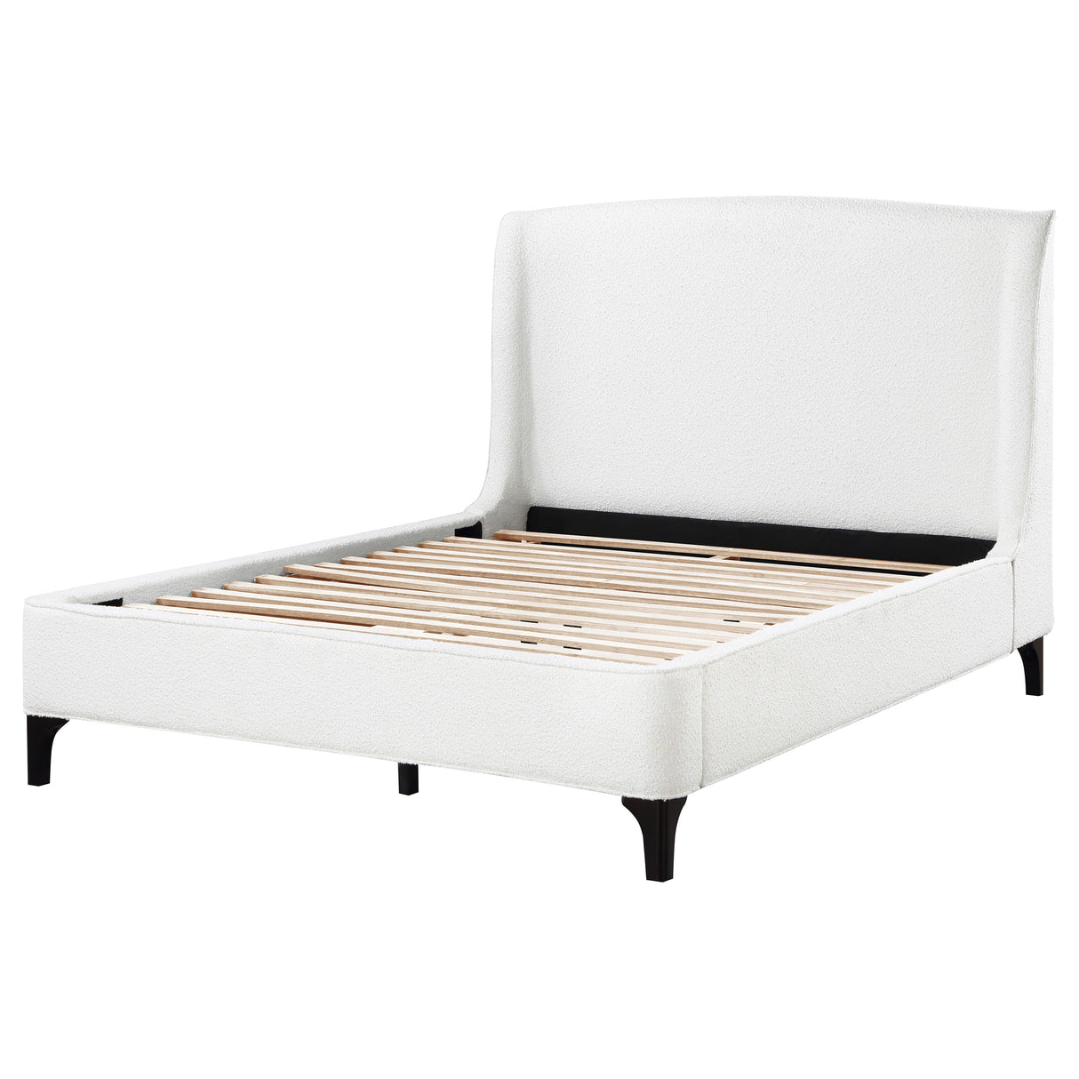 Mosby Wingback Platform Bed - Furniture World