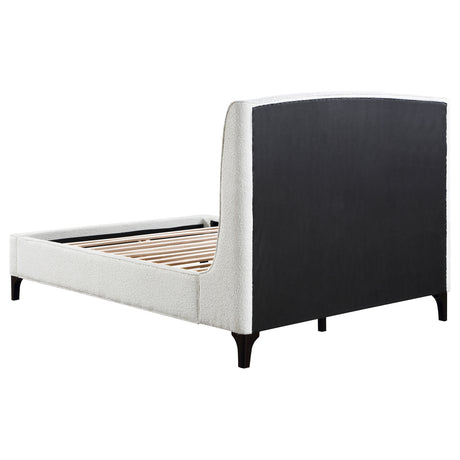 Mosby Wingback Platform Bed - Furniture World
