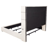 Tisdall Wingback Bed with Flame Visualizer - Furniture World