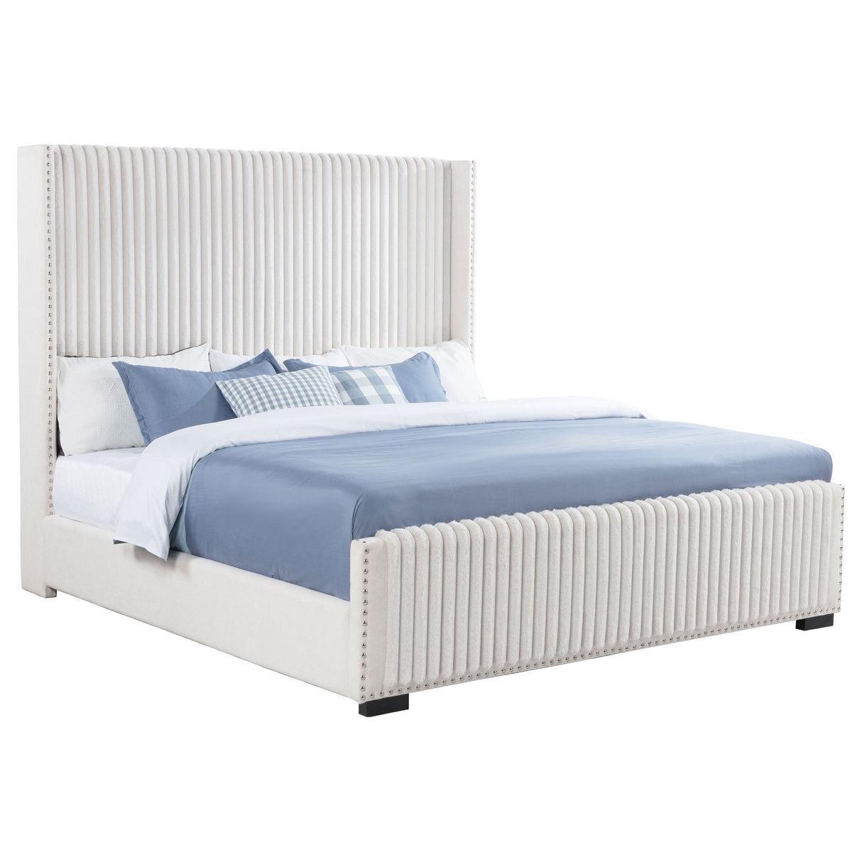 Natasha Wingback Bed - Furniture World