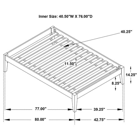 Hounslow Platform Bed Base - Furniture World