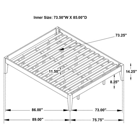 Hounslow Platform Bed Base - Furniture World