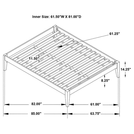 Hounslow Platform Bed Base - Furniture World