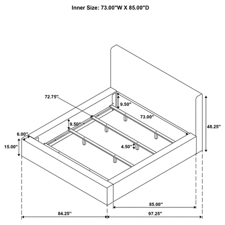 Rebecca Panel Bed - Furniture World