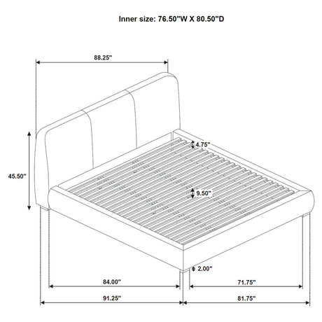 Mokena Panel Platform Bed - Furniture World