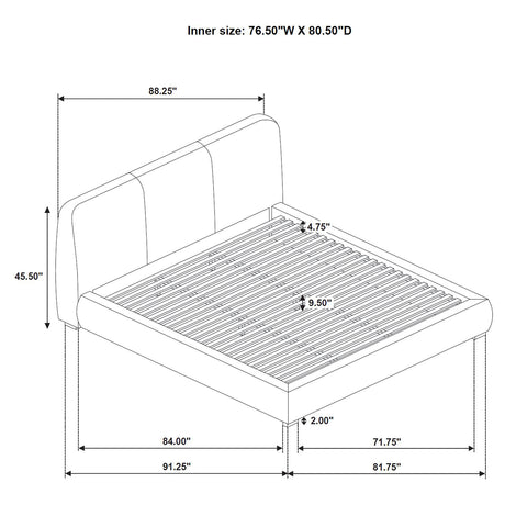 Mokena Panel Platform Bed - Furniture World