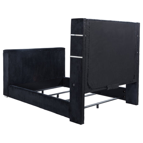 Tisdall Wingback TV Bed with Flame Visualizer - Furniture World