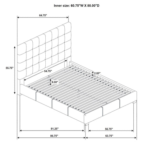 Medley Panel Platform Bed - Furniture World