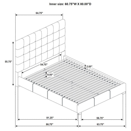 Medley Panel Platform Bed - Furniture World