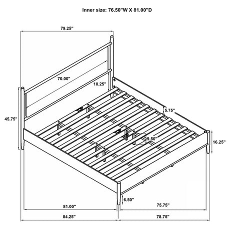 Mason Panel Platform Bed - Furniture World