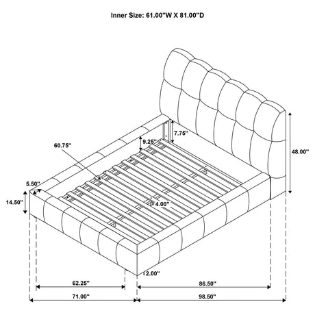 Nollet Panel Platform Bed - Furniture World