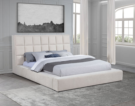 Dreux Panel Platform Bed - Furniture World
