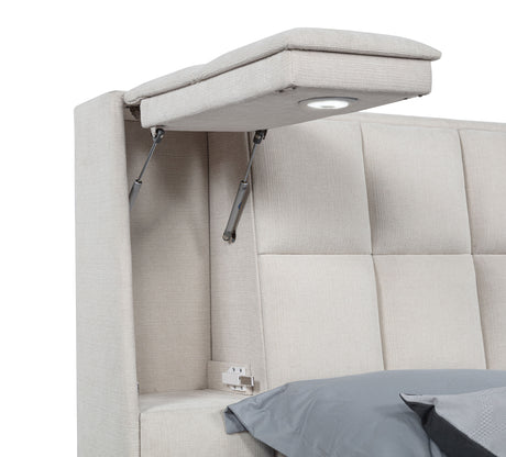 Dreux Panel Platform Bed - Furniture World